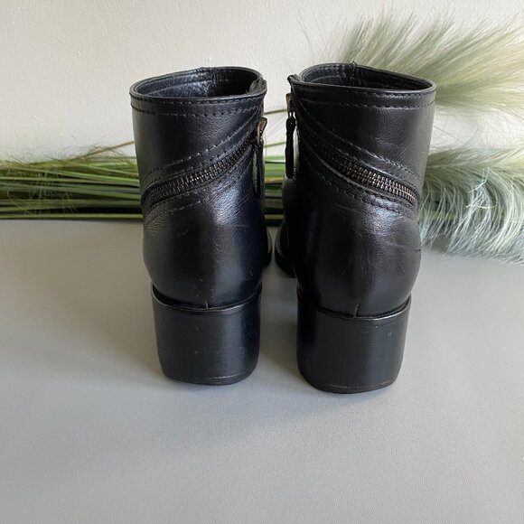 Alexander McQueen Women's Leather Ankle Boots Sz 10 - Picture 5 of 16